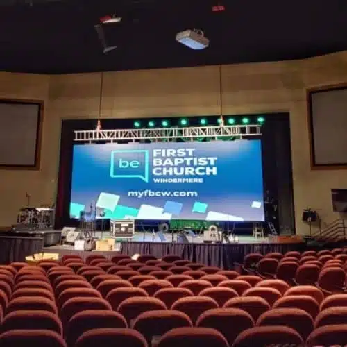 led video wall for churches house of worship big screen