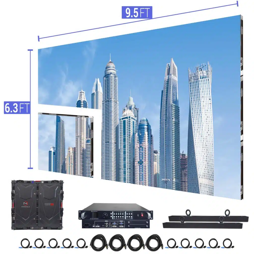 LED Video Wall 9.5′ x 6.3′ P5mm Indoor for Church and House of